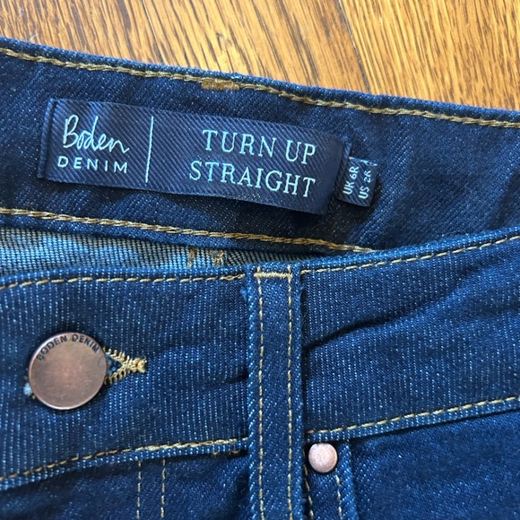 Boden straight jeans, size 6 (fits like 4), new without tags - Picture 3 of 4